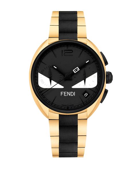 momento fendi bug watch|Fendi Men's 40mm Momento Fendi Bugs Chronograph Stainless .